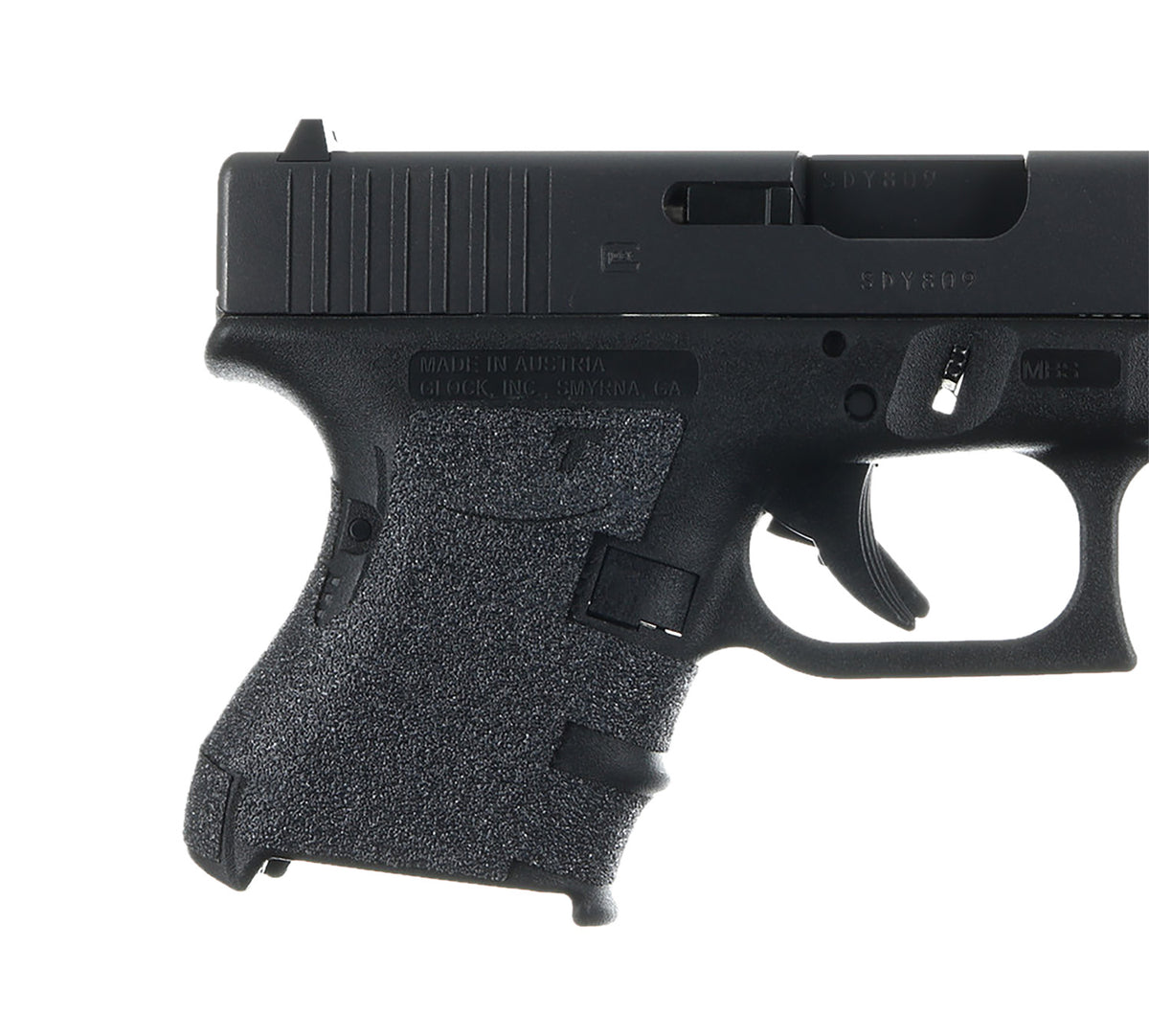 Talon Grips 105G Black Granulate Adhesive Grip Wrap for Glock Gen3 26/27/28/33/39