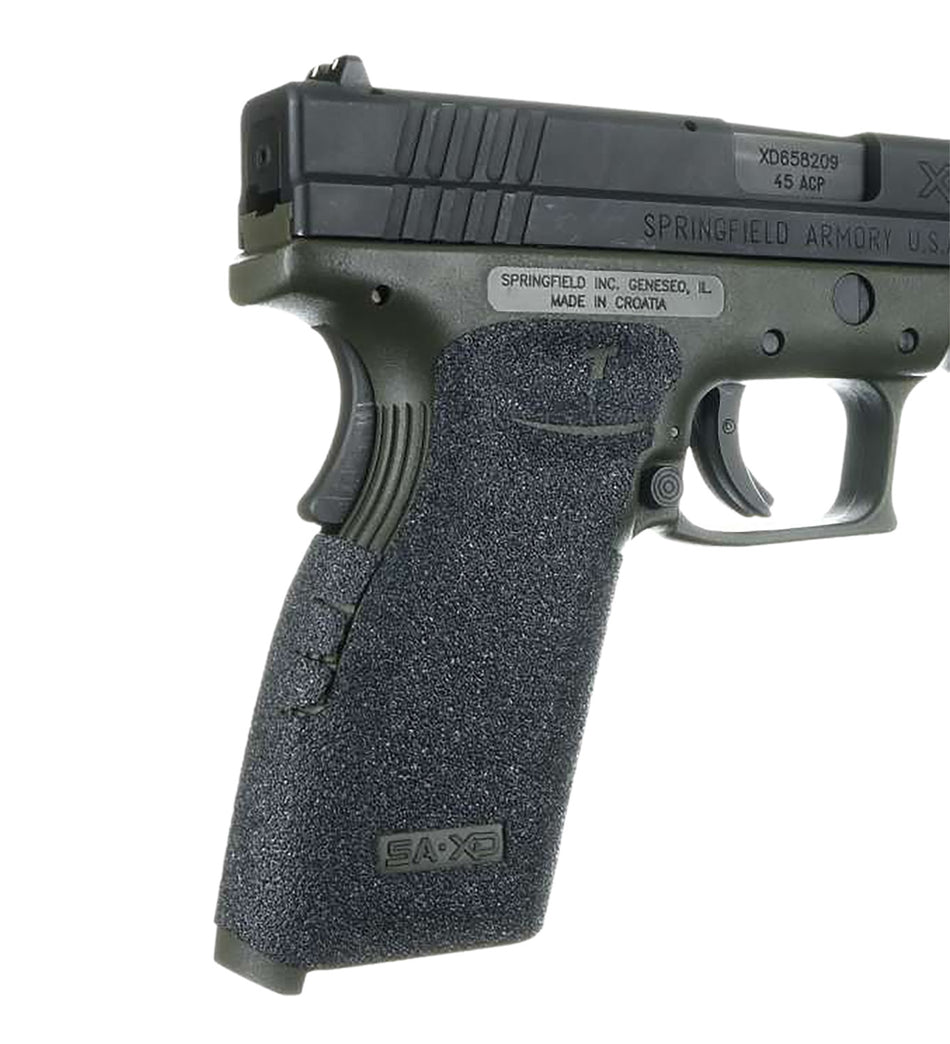 Talon Grips 202R Black Rubber Adhesive Grip Wrap for Springfield XD 9mm/357/40
