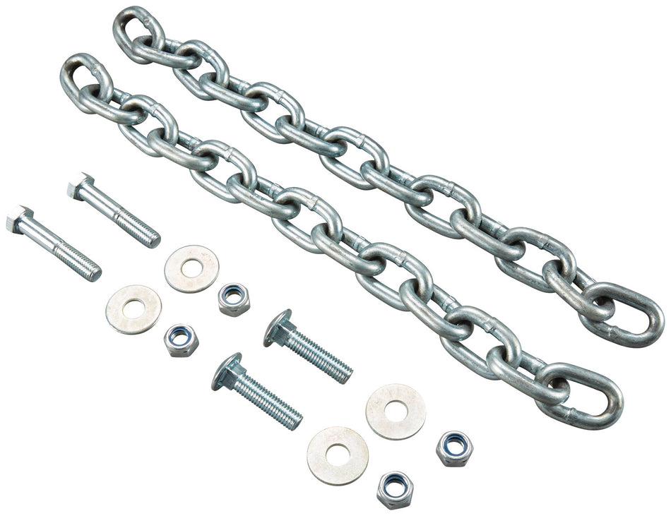 Champion AR500 Steel Target Chain Hanging Set 18" Heavy-Duty Silver Hardware