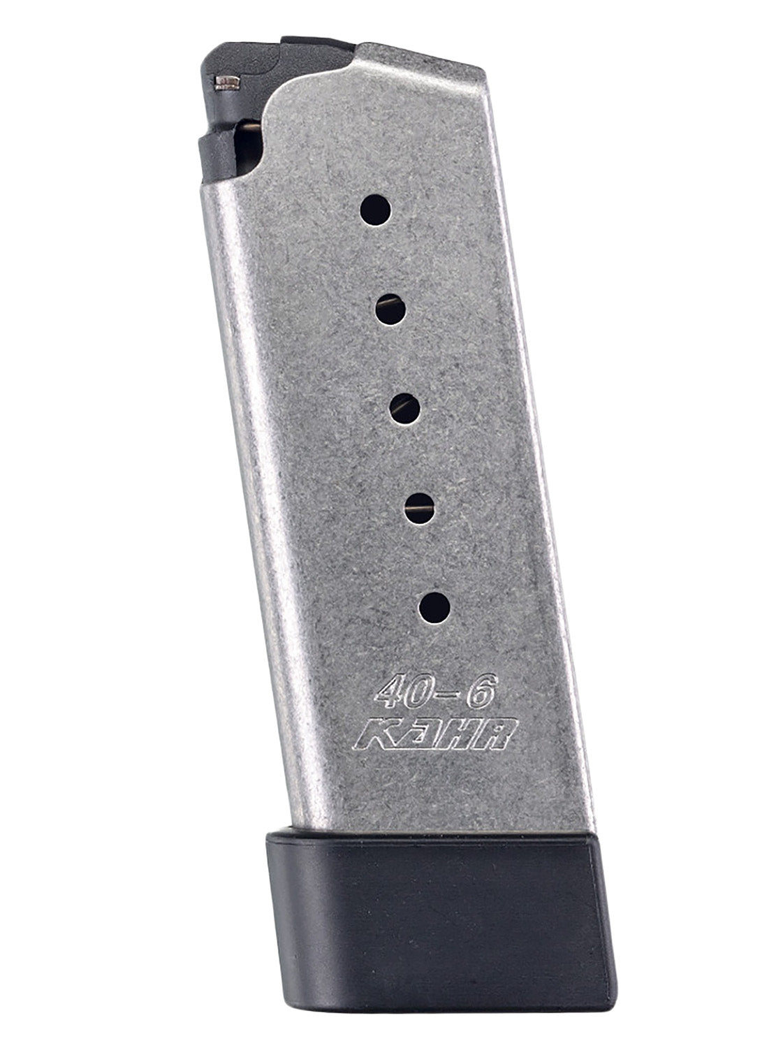 Kahr Arms KS620 6-Round .40 S&W OEM Stainless Pistol Magazine w/ Grip Extension for CM/MK/PM/Covert