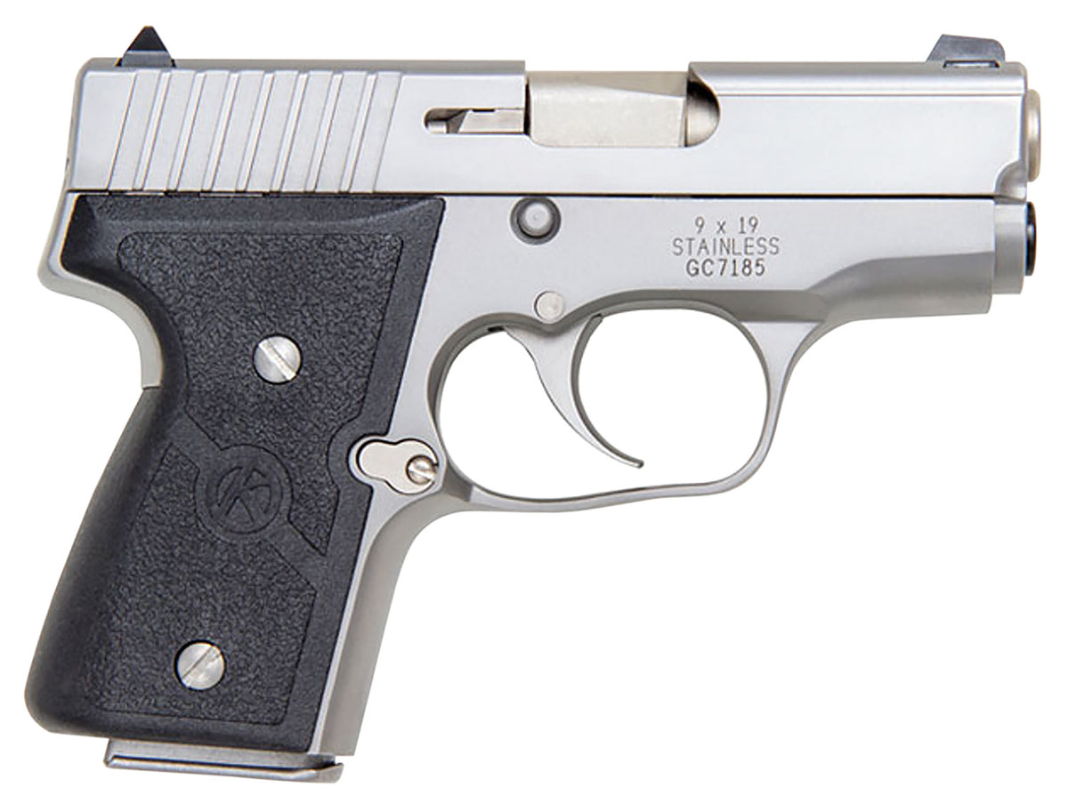Kahr Arms MK9 9mm Luger 3" CA Compliant Pistol, Matte Stainless, Black Nylon Grip
