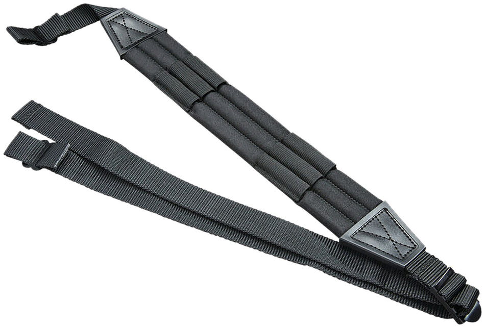 Butler Creek 26972 Black Nylon Ultra Padded Rifle Cartridge Sling 48 Inch with Elastic Loops