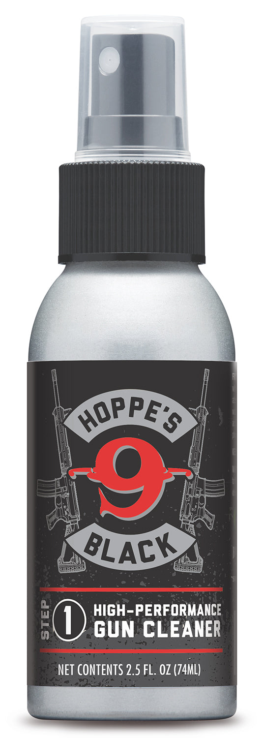 Hoppe's HBC2 Black Gun Cleaner Advanced Formula 2.50 oz. Aluminum Pump Bottle
