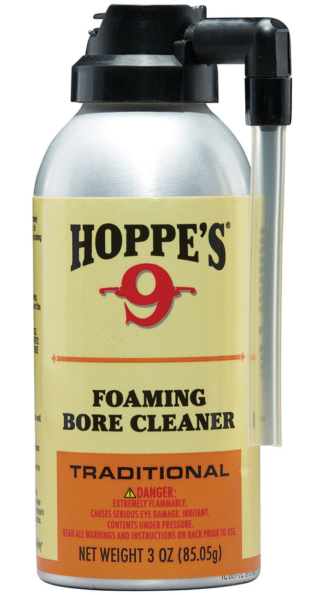 Hoppe's No. 9 Foaming Bore Cleaner 907 3-Ounce Aerosol Spray