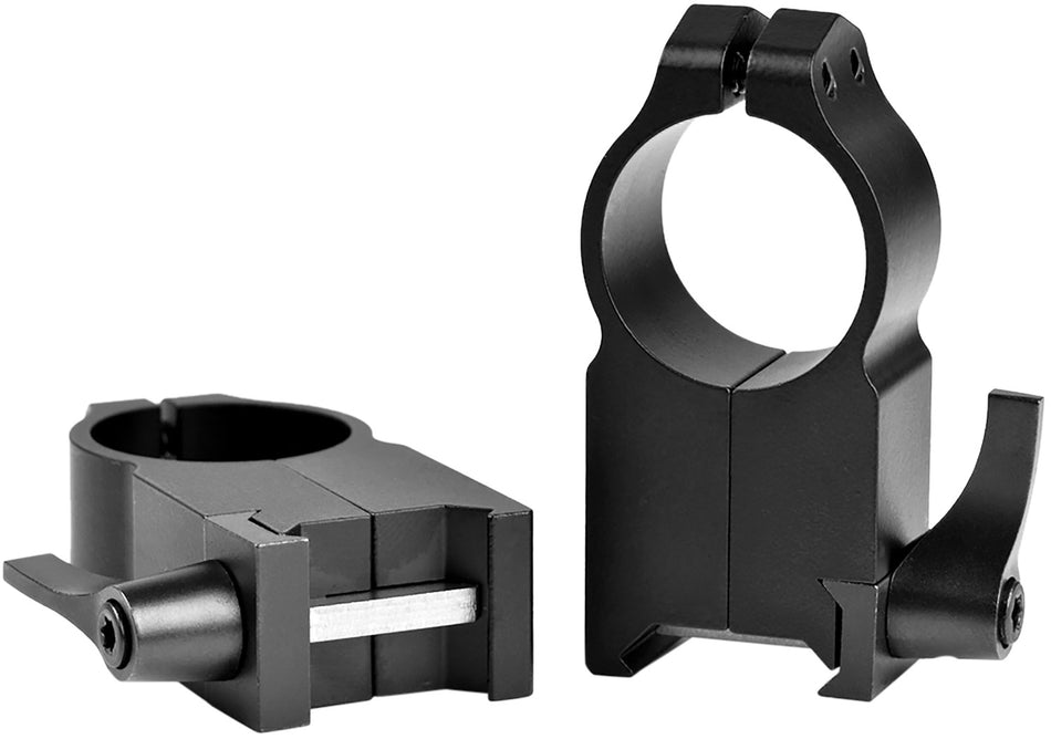 Warne 204LM Maxima 1-Inch Ultra High QD Vertical Rings Matte Black 0 MOA