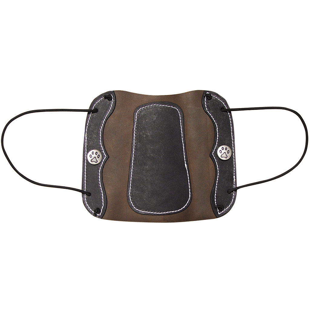 Vista Deluxe Traditional Leather Archery Armguard with Pewter Closure