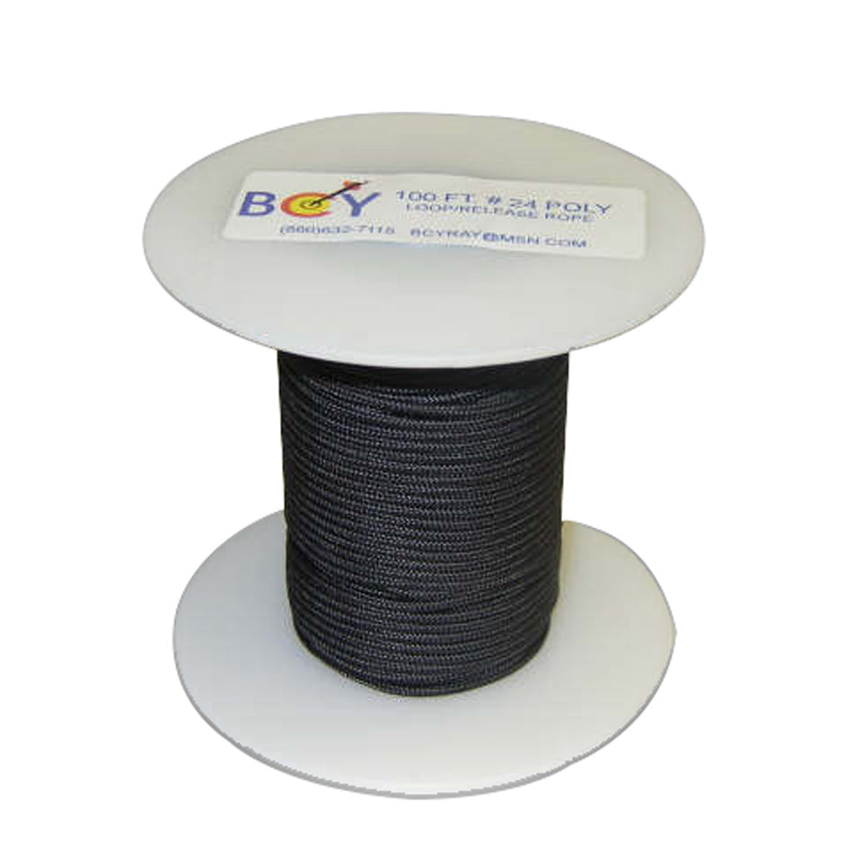 BCY 24 Black D-Loop Cord Material 100 ft.