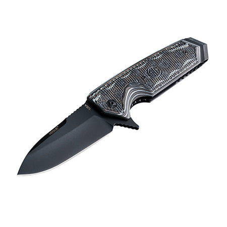 Hogue EX02 Sig Field 3.75" Flipper Folding Knife Spear Point Black G10 Frame