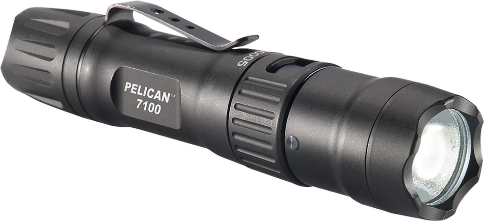 Pelican 7100 Compact Tactical Light Black Anodized 695 Lumens White LED