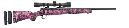 Mossberg 28143 Patriot Super Bantam 6.5 Creedmoor Youth Rifle, 20" Matte Blued Fluted Barrel, Muddy Girl Wild Stock, Right Hand