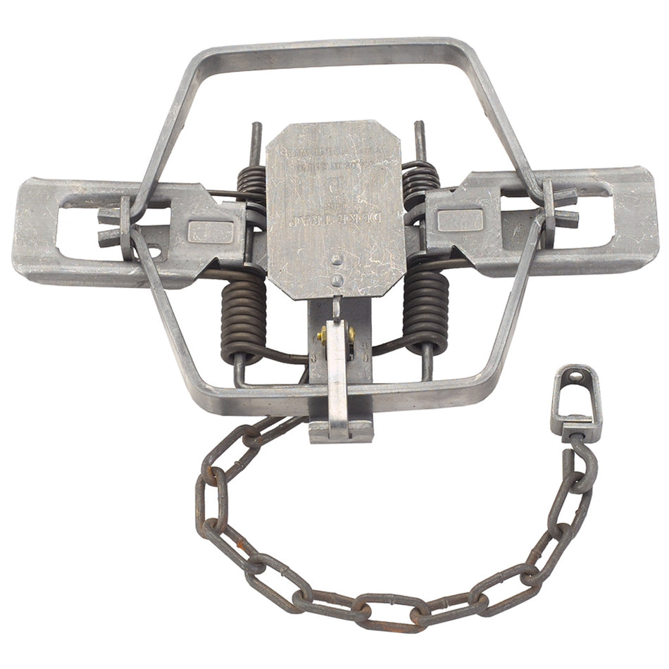 Duke 4-Coil Spring Trap No. 4 for Beaver and Coyote