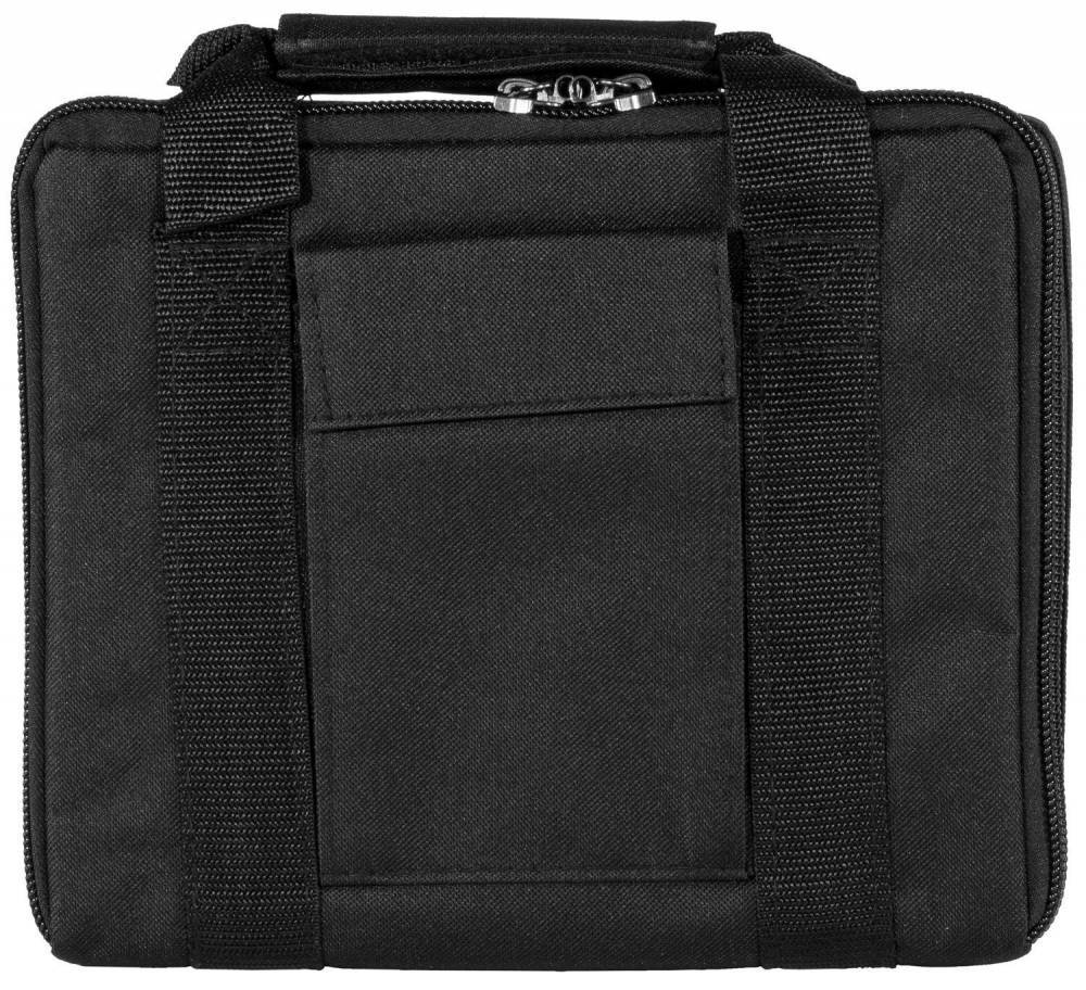 Bulldog Hard Double Pistol Case 11"x9" Locking Zipper, 5 Per Case
