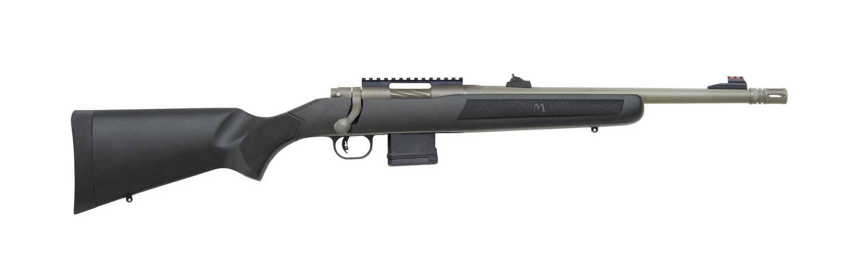 Mossberg 28208 MVP 5.56 NATO 10+1 16.25" Tungsten Gray Cerakote Threaded Barrel Tungsten Gray Cerakote Steel Receiver, Black Synthetic Stock