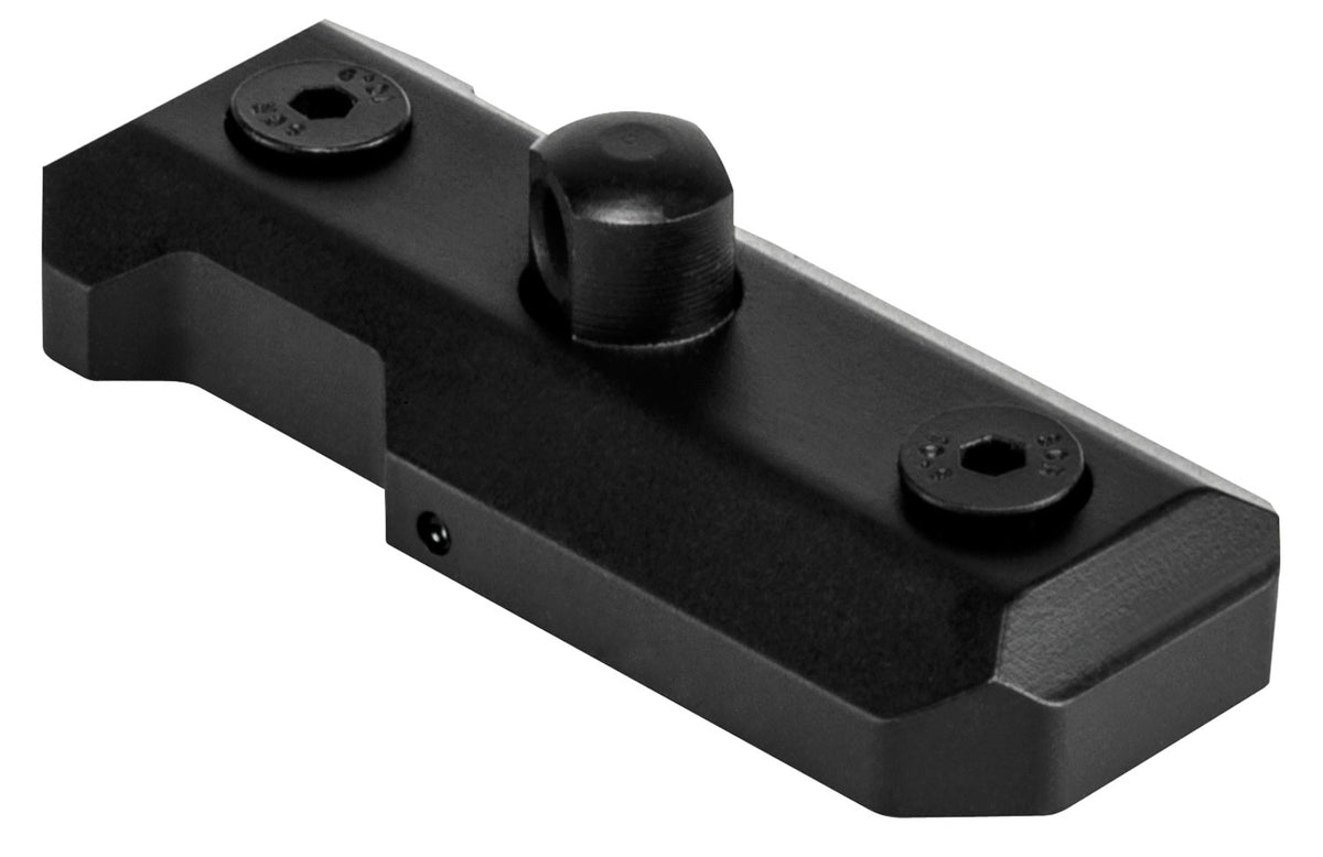 NcStar VMKMBA Low Profile KeyMod Bipod & Swivel Stud Adapter Black Hardcoat Anodized Aluminum