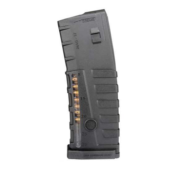 Command Arms AR-15/M-16 223 Rem 30rd Poly Magazine with Clear Window