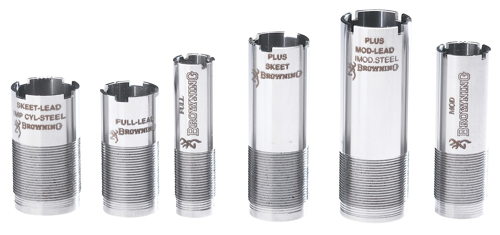 Browning 1130263 Standard Invector Flush Choke Tube 12 Gauge Improved Modified Polished 17-4 Stainless