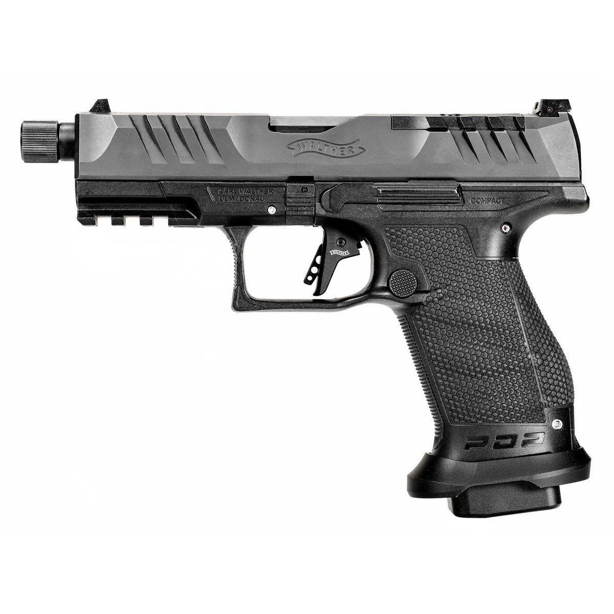 Walther PDP Pro SD Compact 9mm Pistol, 18+1 Capacity, 4.60" Threaded Barrel