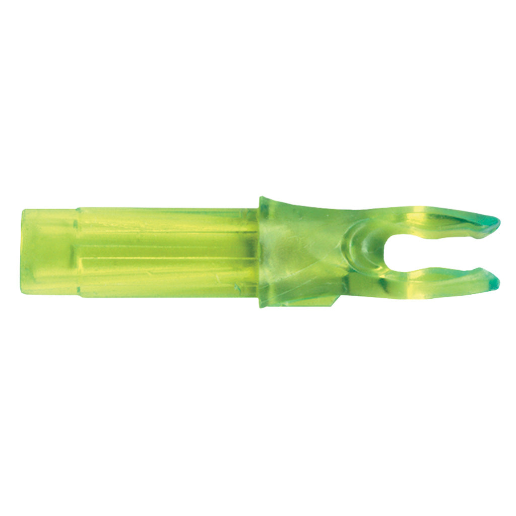 Bohning Blazer Double Lock Nocks Lime Press Fit 12 Pack