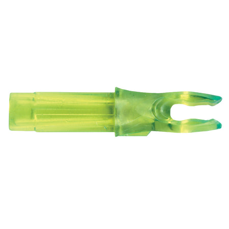 Bohning Blazer Double Lock Nocks Lime Press Fit 12 Pack