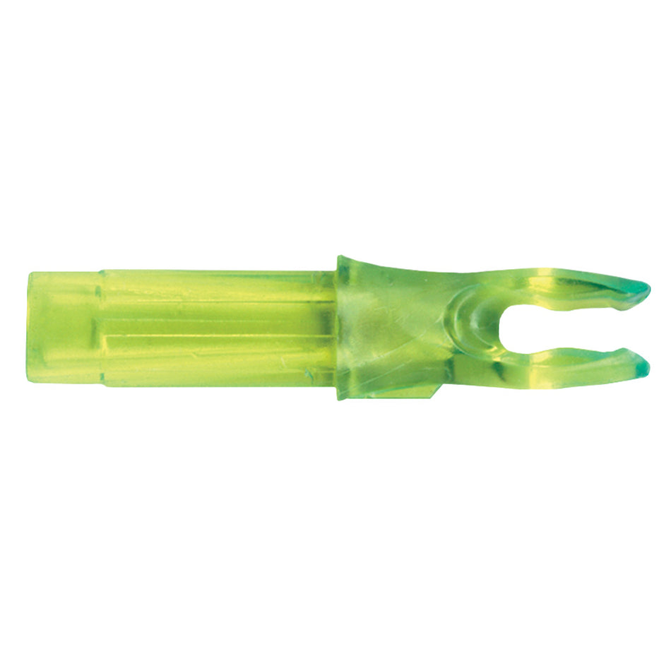Bohning Blazer Double Lock Nocks Lime Press Fit 12 Pack