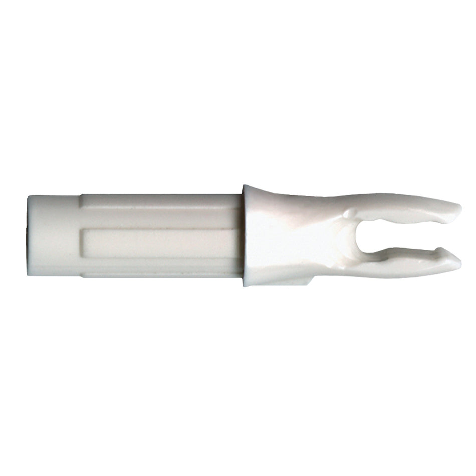 Bohning Blazer Double Lock Nocks White Press Fit 12 Pack