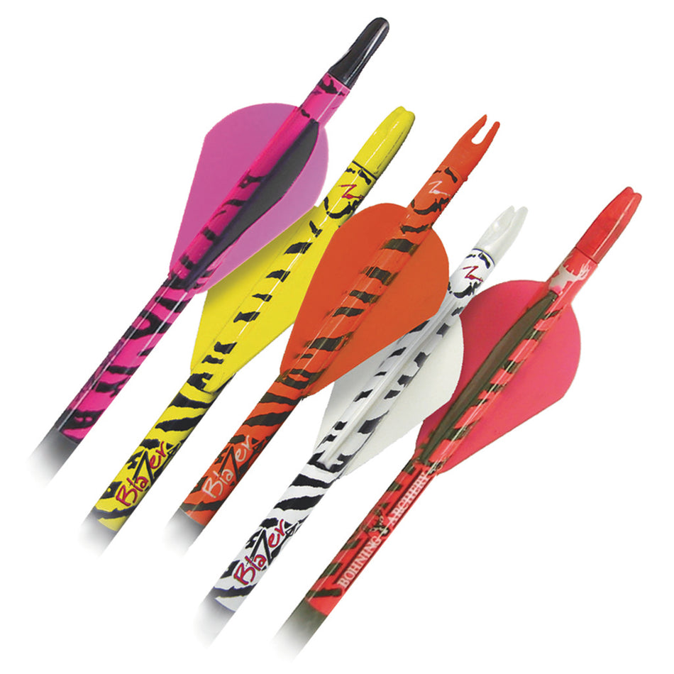 Bohning Blazer White Tiger Arrow Wraps 4 in. 13 pk.