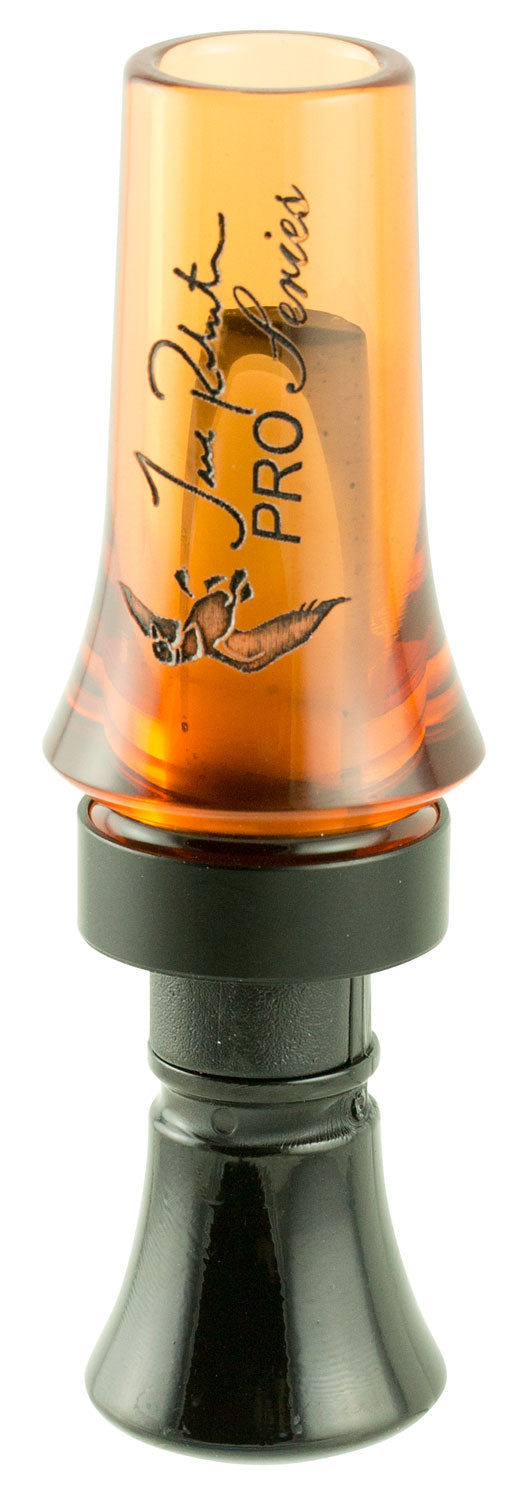 Duck Commander Jase Pro Series Orange Acrylic Double Reed Open Duck Call Mallard Hen