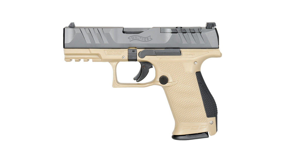 Walther PDP 9mm Compact 4" Black/Tan OR 10+1 Pistol