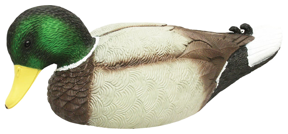 Mojo Outdoors Rippler Mallard Drake Decoy with Screw-Lock Housing, Multi Color Plastic