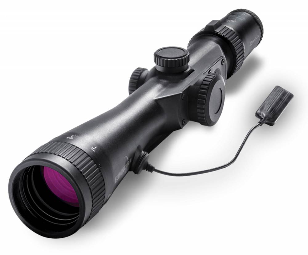 Burris 200119 Eliminator III 4-16x 50mm Obj X-96 Reticle Remote Cable Firearm Scope - Black Matte
