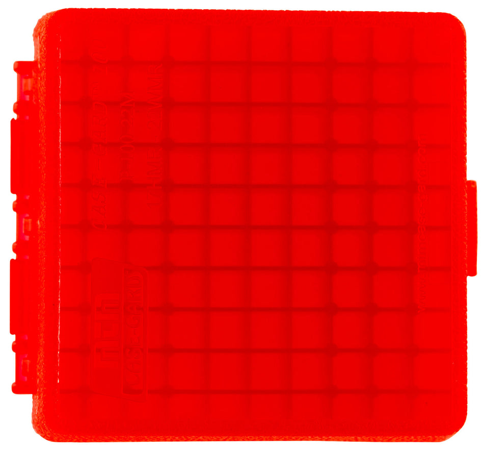 MTM Case-Gard P10022M29 Red Polypropylene 100 Round Flip-Top Ammo Box 22 WMR/17 HMR
