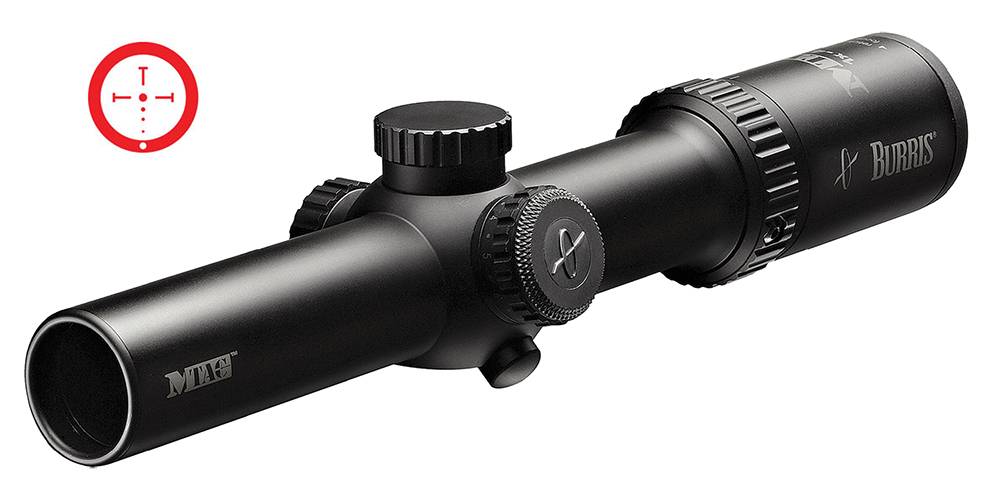 Burris MTAC 1-4x24mm Scope 30mm Tube Illuminated Ballistic CQ Reticle Black Matte