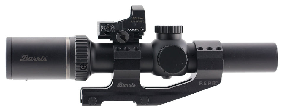 Burris 200437-FF MTAC 1-4x24mm Illuminated Ballistic CQ Scope with FastFire 3 RD and 30mm AR-PEPR Mount