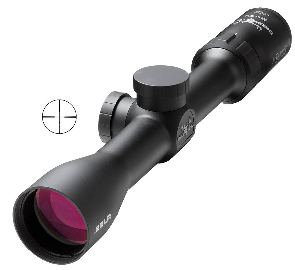 Burris Droptine 2-7x 35mm Obj 1-Inch Tube Matte Black Ballistic Plex 22 Second Focal Plane Scope