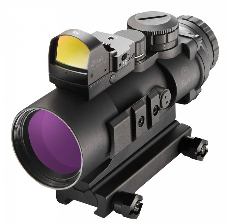 Burris AR-536 Combo Package 5x 36mm Ballistic CQ Red/Green Illuminated Sight Matte Black 300223