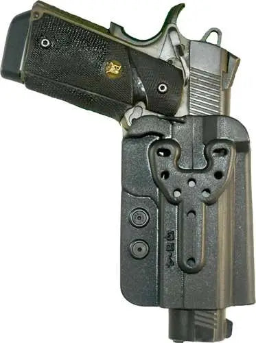 Comp-Tac QB OWB Size 4 Kydex Holster 1911 RH Black