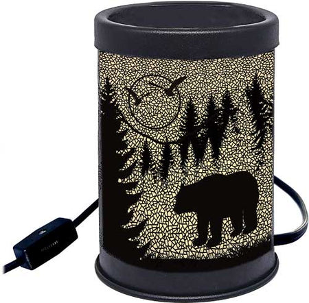 Rivers Edge Bear Silhouette Electric Candle Warmer