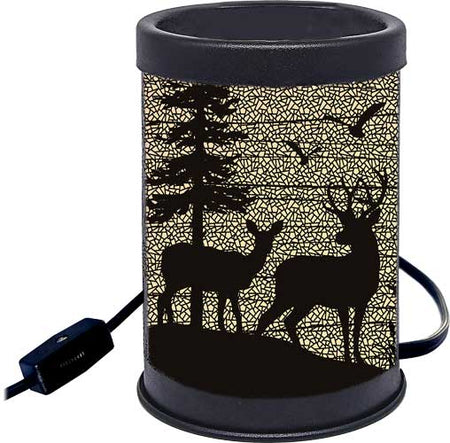Rivers Edge Deer Silhouette Electric Wax Candle Warmer