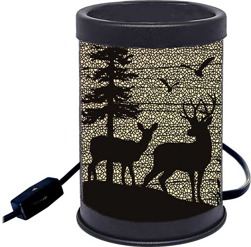 Rivers Edge Deer Silhouette Electric Wax Candle Warmer