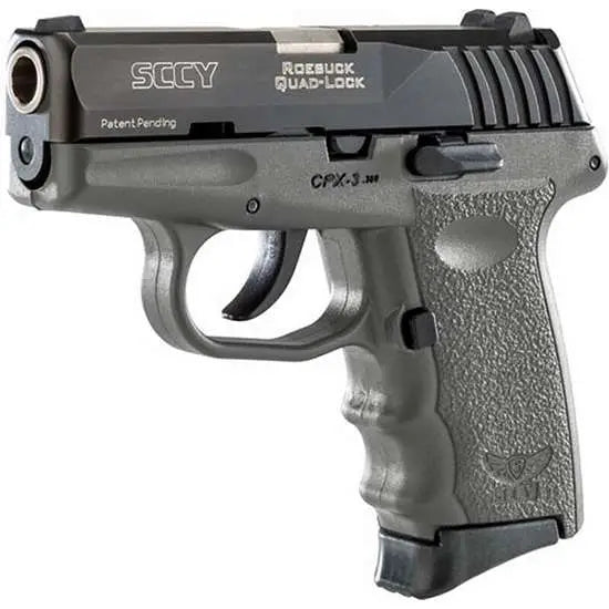 SCCY CPX-3CBSG 380 PSTL BL/SNIPER GRY NO SAFETY