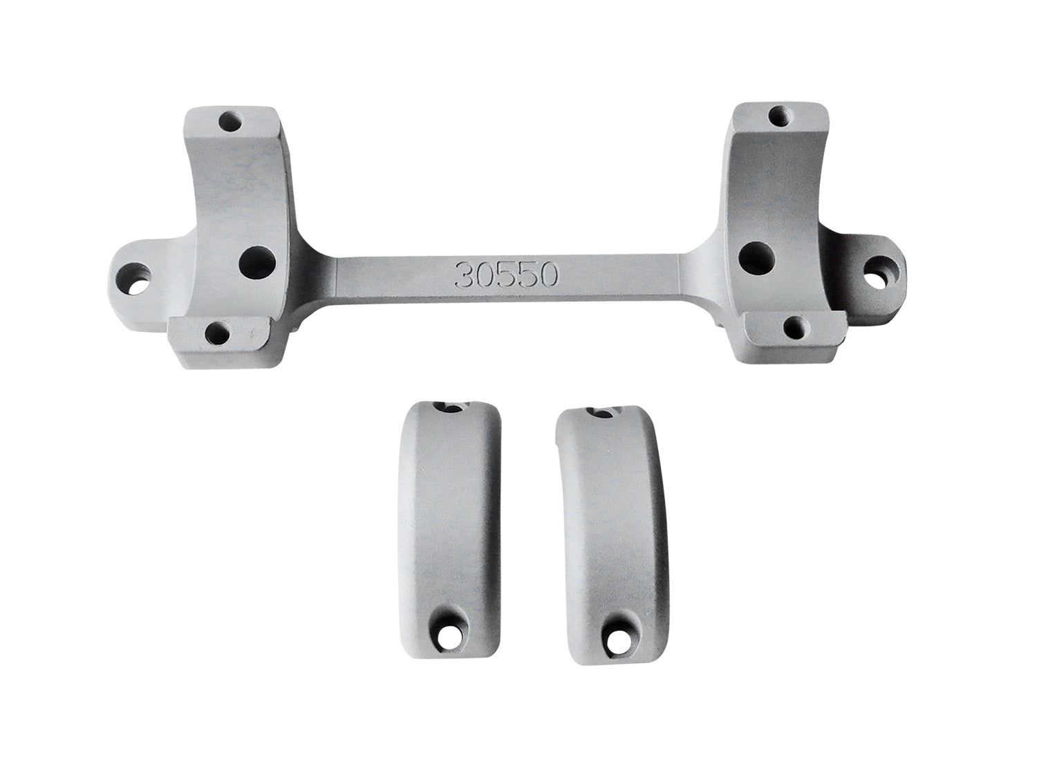 DNZ 30550S Game Reaper 30mm Scope Mount/Ring Combo for Tikka Silver