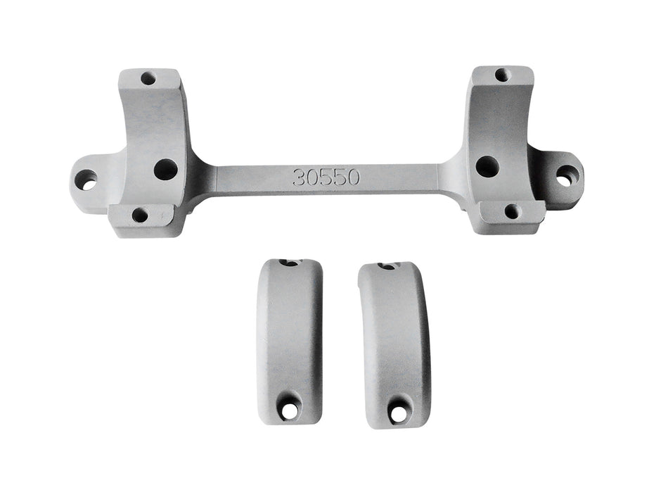 DNZ 30550S Game Reaper 30mm Scope Mount/Ring Combo for Tikka Silver