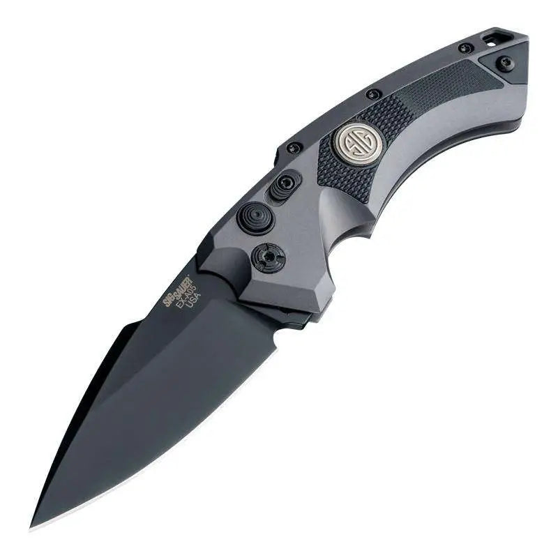 Hogue SIG EX-A05 3.5" Automatic Folder Spear Point CPM154 Black Finish