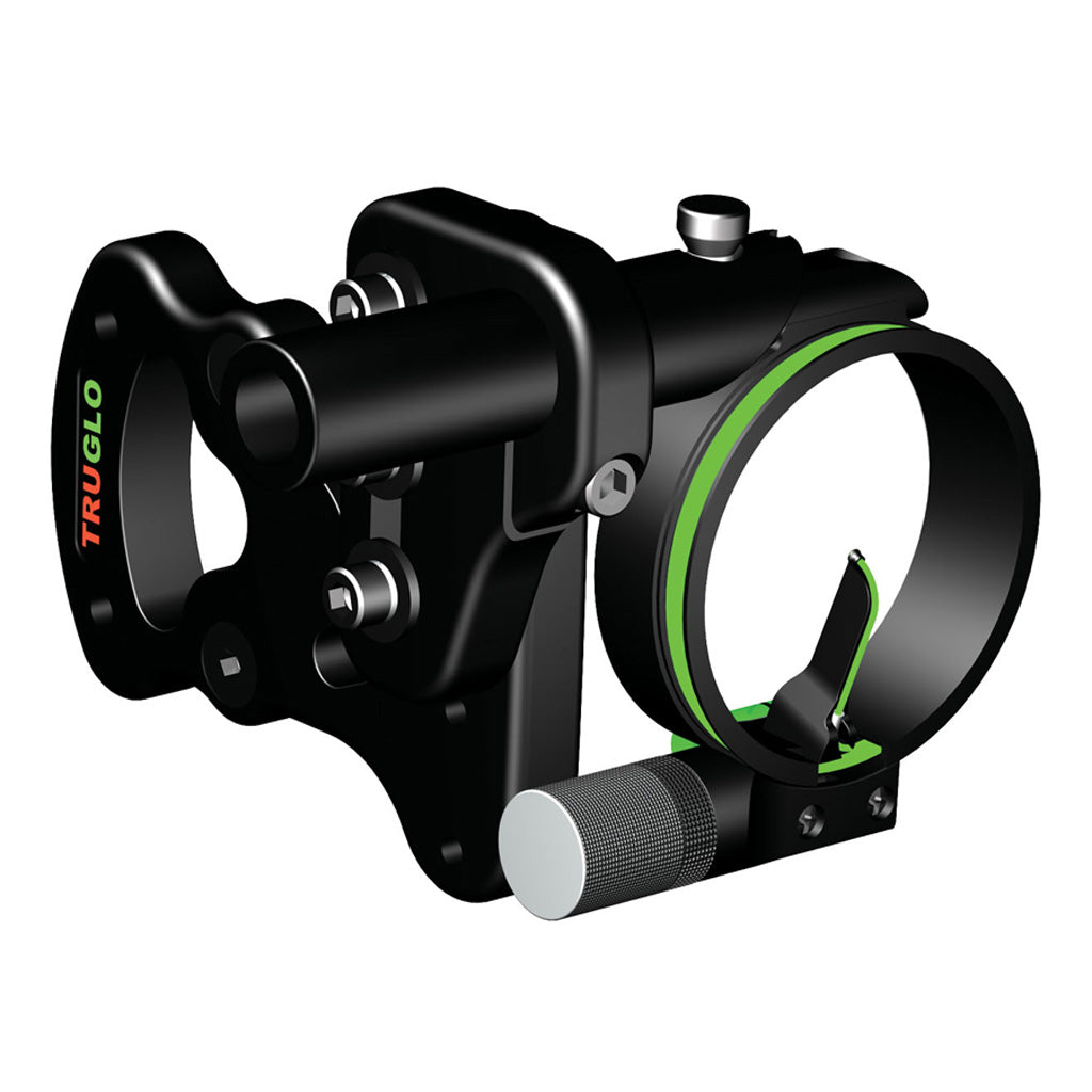 TruGlo Pendulum Single Pin .029 Archery Sight Black RH/LH