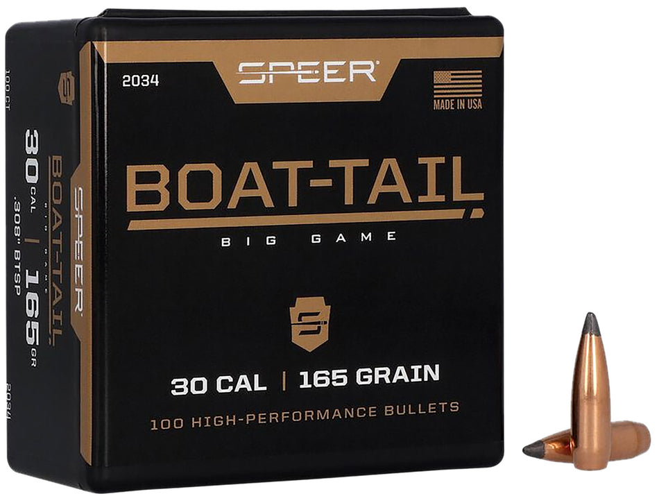 Speer 2034 .308 165gr BTSP Rifle Hunting Reloading Bullets