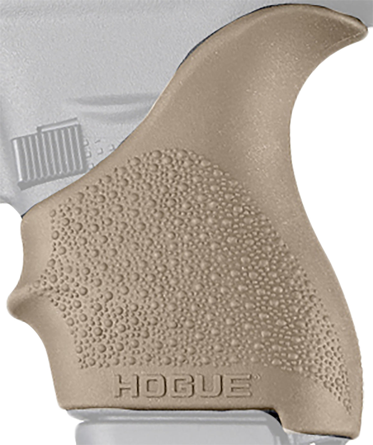 Hogue 18203 Beavertail HandAll Grip Sleeve FDE Rubber Glock 42 and 43