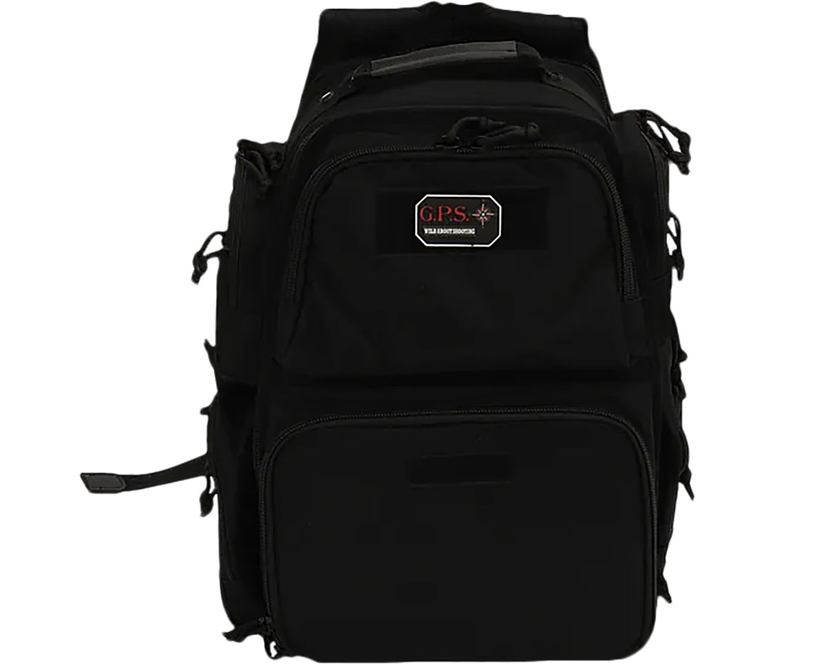 GPS Bags Executive Black Backpack 1812BPB Visual ID System Holds 5 Handguns