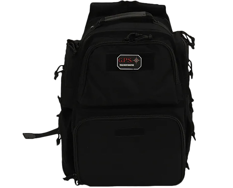 GPS Bags Executive Black Backpack 1812BPB Visual ID System Holds 5 Handguns