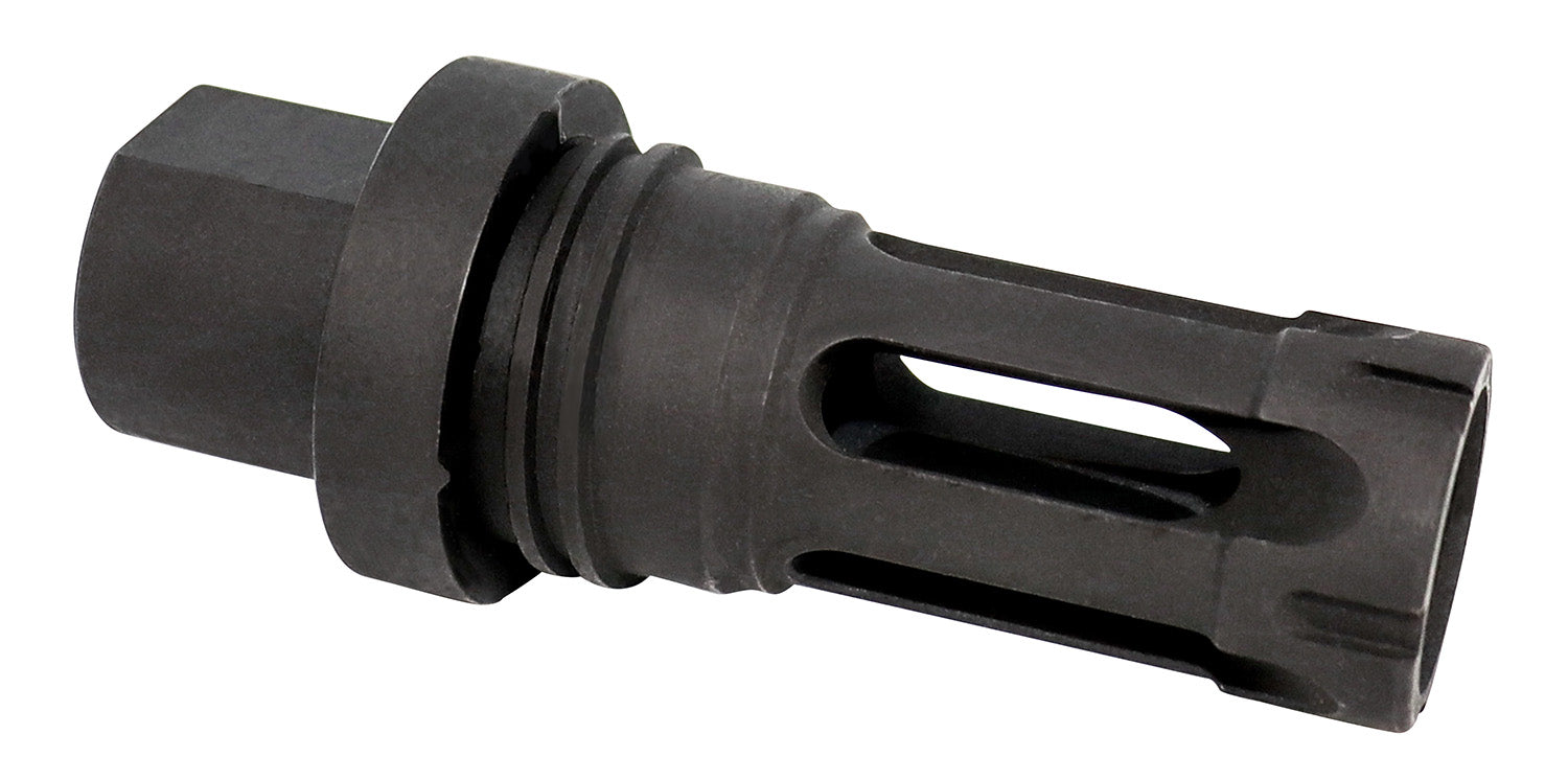 YHM 4302AKA Phantom Quick Detach Flash Hider Black Steel M14x1 LH 30 Cal AK-Platform