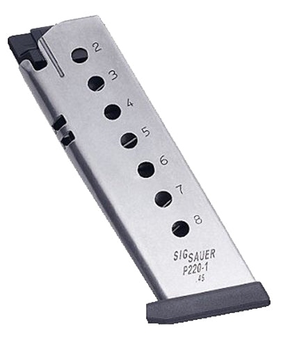 Sig Sauer MAG220458 P220 8rd .45 ACP Magazine Stainless Steel